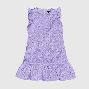 Lavender Ruffle Sleeve Dress